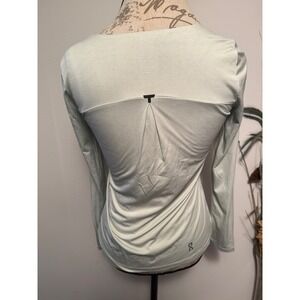 ON Running Performance Long T Shirt Women's XS Light Blue Swiss Engineering